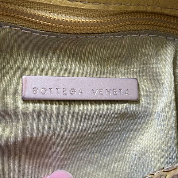 ❤️SOLD❤️Bottega Veneta yellow snakeskin leather vintage shoulder bag - Picture 10 of 13